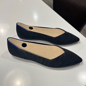 Rothy’s The Point Flats, Heathered Black